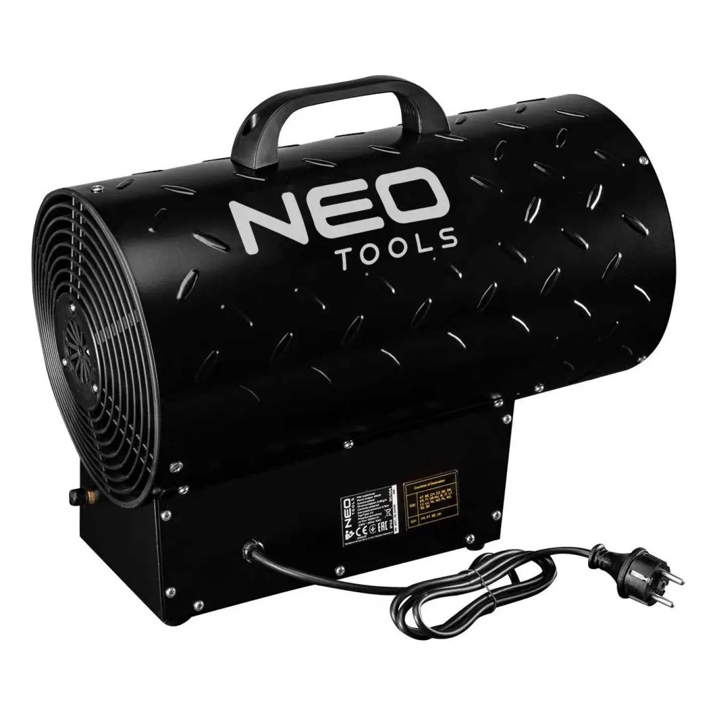 Тепловая пушка газовая Neo Tools 30 кВт 300м2 (90-084) - Фото 1